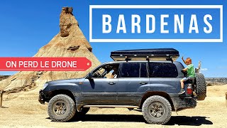 Tour dEspagne étape 2  On arrive aux BARDENAS bivouac et perte du drone 😭  hdj 100 [upl. by Ahsurej140]