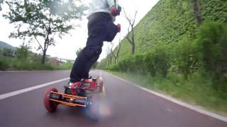 Electric Mountainboard Trampa  Maytech VESC Maytech Motor1 [upl. by Gilead71]