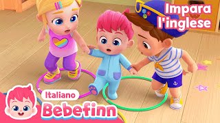 Cammina Cammina  Impara linglese  Bebefinn Italiano  Canzoni per Bambini [upl. by Akimat]