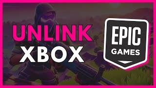 How to Unlink an Xbox Account from Epic Games  Epic Games Tutorial [upl. by Quitt867]