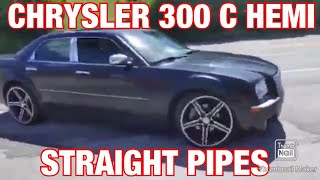 2006 Chrysler 300 C DUAL EXHAUST w STRAIGHT PIPES [upl. by Ahsemit]