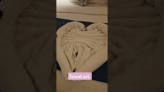 Towel art youtubeshorts music hotelstyle [upl. by Cookie483]