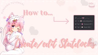 How to createedit statdocks  Discord Tutorial  Easy  mswannyy [upl. by Esilehs534]