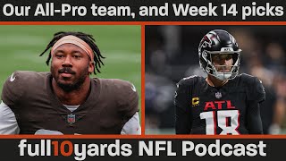 Picking our NFL AllPro team Lions go 121 to start Week 14  Full10Yards NFL Podcast [upl. by Ahsanat]