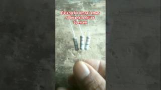 Perhitungan resistor empat gelang resistor [upl. by Daniela]