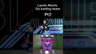 Lando go karting team norris formula1driver f1 gokart landonorris gokarting [upl. by Aerbma]