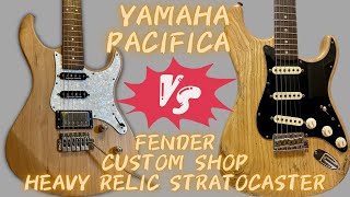 【価格差10倍 ！？】YAMAHA Pacifica 612 vs Fender Custom Shop Heavy Relic Stratocaster を比較してみた！ [upl. by Aicilak]