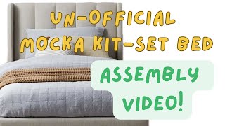 MOCKA BED ASSEMBLY  visual guide for the Quinn king single Similar for other models also [upl. by Sheaff362]