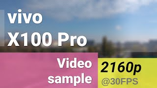 4K 2160p 30fps telephoto camera 43x  vivo X100 Pro video sample [upl. by Disharoon]