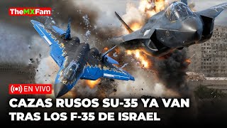 CAZAS SU35 RUSOS VAN CONTRA LOS F35 ISRAELÍES EN ORIENTE MEDIO  TheMXFam [upl. by Ahsetan]