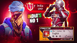 INDIAS NO1 PLAYER VS HAKSON BHAI  GOD LEVEL UMP GAMEPLAY  FREE FIRE MAX  HAKSON OFFICIAL [upl. by Ibrad]