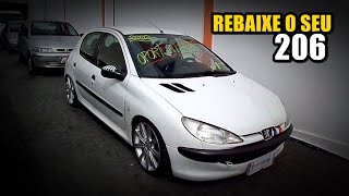 Como rebaixar o Peugeot 206  Tutorial na Descrição [upl. by Ateval]