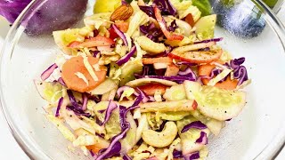 Cabbage Salad Recipe  Quick amp Easy Healthy Salad  Salad [upl. by Haissem]