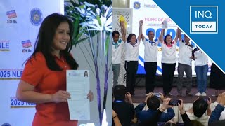 11 Makabayan bets Camille Villar file COC for senator  INQToday [upl. by Caron]