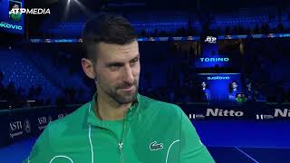 Novak Djokovic relieved to get monkey off my back amp secure ATP yearend World No1｜Tennis｜Rune [upl. by Now]