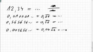 04B4 rationale Zahlen periodische Dezimalbrüche algebraische Gleichungen [upl. by Kcirdled]