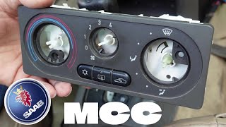 How to Replace MCC Panel Fan Control Switch Vent Position Control Shaft SAAB 93 OG [upl. by Geno]