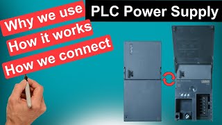 Why we use a Power Supply in a PLC Project   How it works amp How we connect [upl. by Spoor]