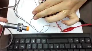 CPB Arduino com Sensor Indutivo NPN e Ópto Acoplador PC 817 [upl. by Asiulairam835]