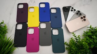 All iPhone 16 Pro Apple Silicone Cases on All iPhone 16 Pro Colors [upl. by Chiles]