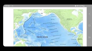 Bottom topography of Pacific Ocean [upl. by Eelasor]