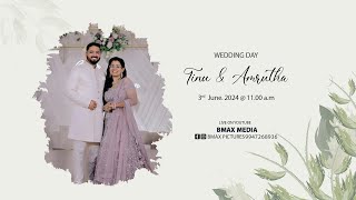 WEDDING  TINU amp AMRUTHA BMAX MEDIA [upl. by Olivann]