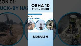 Watch complete Module 6  OSHA Fatal Four workplacesafety osha10 studyguide [upl. by Hnao892]