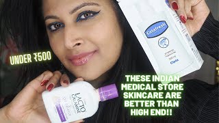 BEST SKINCARE UNDER ₹500 INDIAN MEDICAL STORE PRODUCTS 2021 SENSITIVE SKIN KIDSTEENAGERS amp ADULTS [upl. by Airliah]