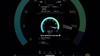 Verizon wireless 5g uw speed test on 2 bars [upl. by Orelu]