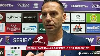 15 NOVEMBRE 2024  SERIE C FOGGIA  CASERTANA 00 LE PAROLE DEI PROTAGONISTI [upl. by Aninaig]