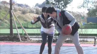 Lee Sang Yoon Lee Bo Young playing basketball [upl. by Hubert]