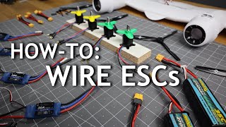 SINGLEengine  TWINengine  MULTIengine  How to Wire ESC amp RECEIVER [upl. by Chandler]