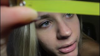 ASMR MEASURING YOUR FACE Inaudible Personal Attention Triggers [upl. by Erdah]