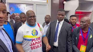 🔴EXCLUSIF INCROYABLE LE PRÉSIDENT FÉLIX TSHISEKEDI FETE LA VICTOIRE AVEC LES LÉOPARDS [upl. by Harraf]