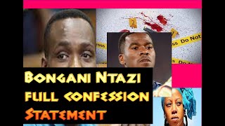 BONGANI NTAZI FULL CONFESSION SENZO MEYIWA MURDER CASE [upl. by Flemings]