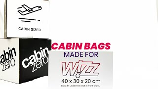 CabinZero Bags Made for Wizz Air [upl. by Salmon]