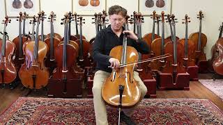 Paolo Vettori Florence 2018 model JB Guadagnini Parma 1762 cello demonstration with John Kaboff [upl. by Arrol905]