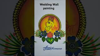 Wedding Wall painting chandan artist chandan [upl. by Barbara]