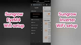 Sungrow Inverter WiFi setup [upl. by Akyeluz]