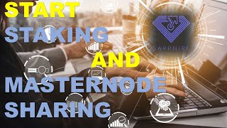 START STAKING amp MASTERNODE SHARING YOUR SAPP COINS  DECENOMY COIN [upl. by Grose]