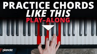 The Best Way To Practice Chord Inversions PlayAlong Lesson [upl. by Airahcaz]