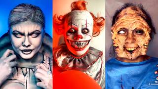 Halloween Makeup amp Costume Ideas  TikTok Makeup [upl. by Anerol]