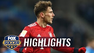 Leon Goretzka doubles Bayern Munichs lead against Hoffenheim  201819 Bundesliga Highlights [upl. by Mayeda]