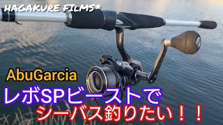 【釣り】AbuGarciaレボSPビースト2500SHでシーバス釣りたい！！ [upl. by Gayel]