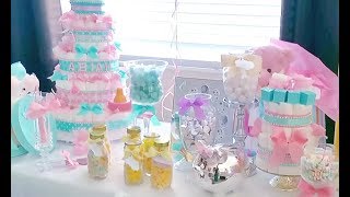 DIY  BABY SHOWER DECOR  MOSTLY DOLLAR TREE [upl. by Mahoney]