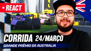 F1 REACT AO VIVO  GP DA AUSTRÁLIA DE 2024 [upl. by Ahsatsan632]