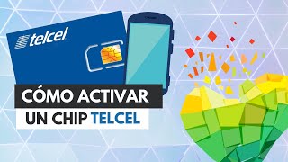 Cómo activar un chip Telcel  📱 Rápido y Efectivo ⚡ [upl. by Frisse]