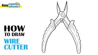 How to Draw Wire Cutter [upl. by Uchish]