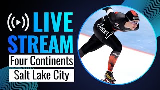 LIVE  Four Continents session  Salt Lake City 2024  SpeedSkating [upl. by Bogey]