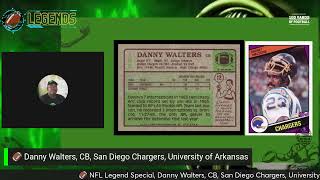 🏈 NFL Legend Special Danny Walters CB San Diego Chargers University of Arkansas [upl. by Filippa]